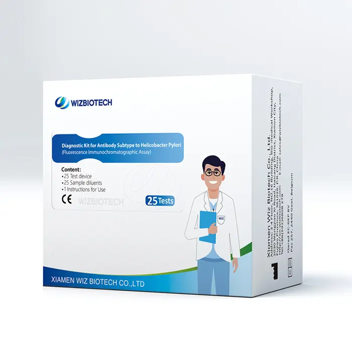 H Pylori Antibody Subtype Stomach Cancer Screening Blood Test Kit, Wizbiotech